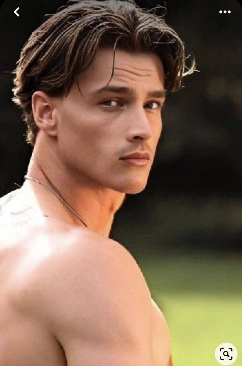 Raie au milieu homme