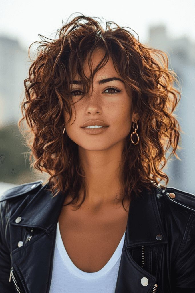 Coupe cheveux bouclés tendance