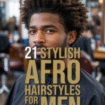Coiffure afro homme tendance