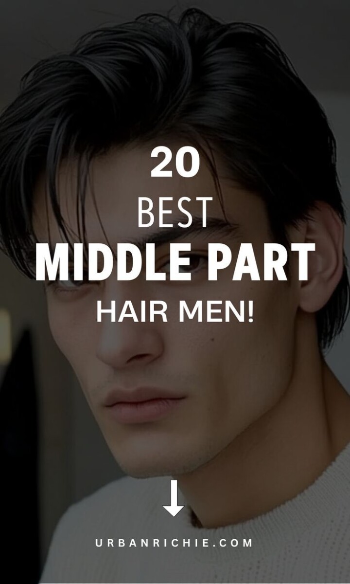 middle part homme
