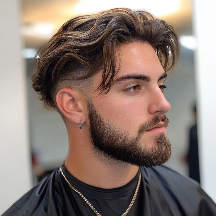 Undercut homme dégradé laser