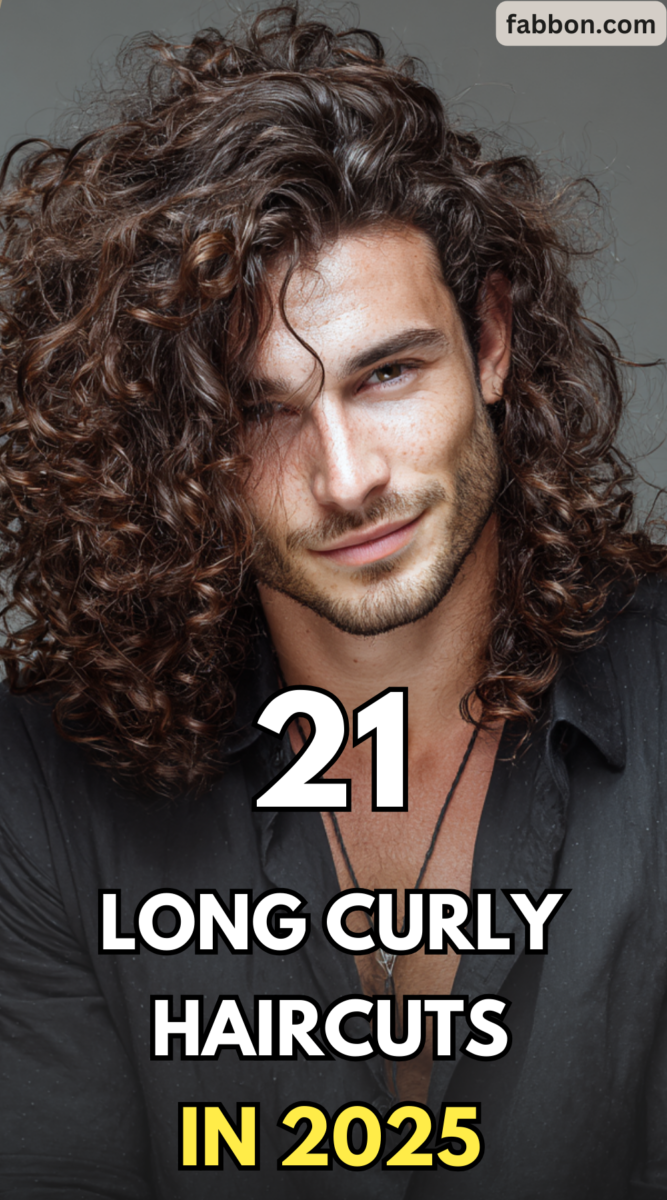 Cheveux bouclés homme volume