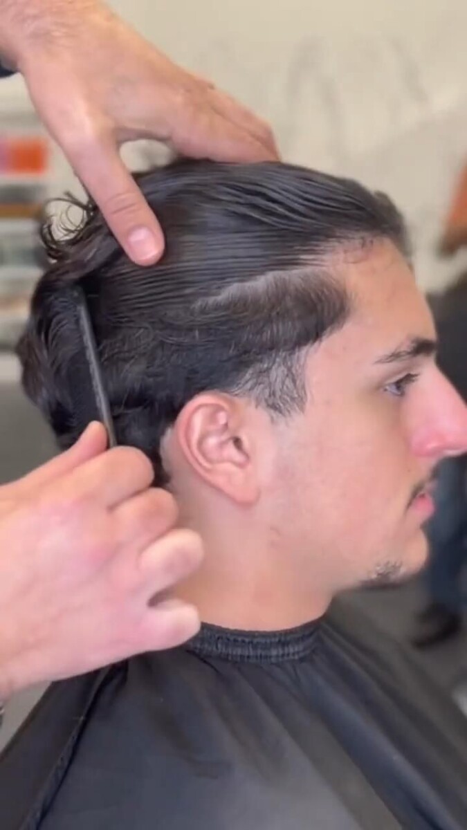 Taper fade technique coiffeur