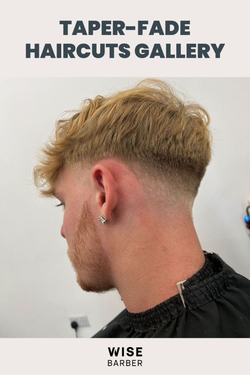 Taper fade technique coiffeur