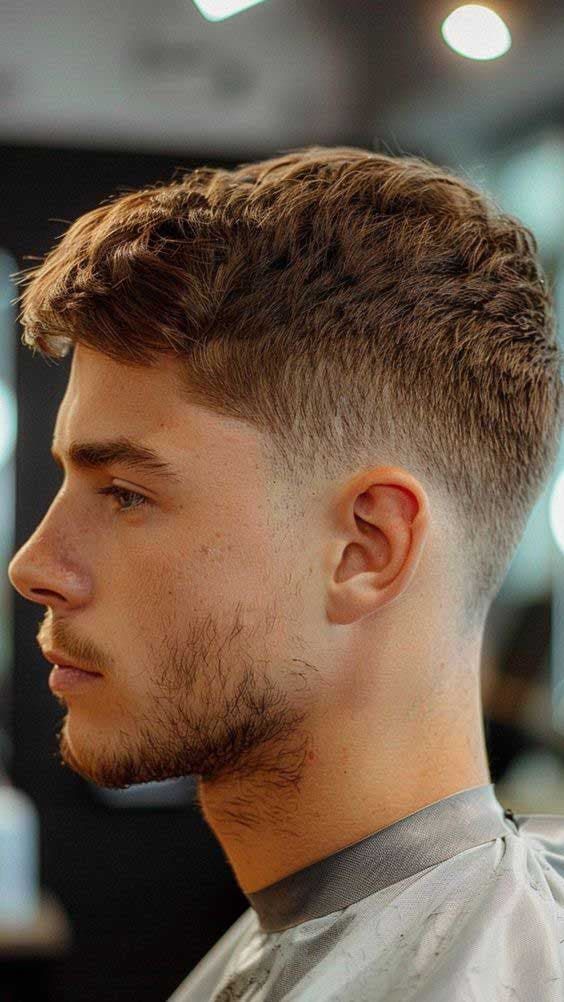 Taper fade technique coiffeur