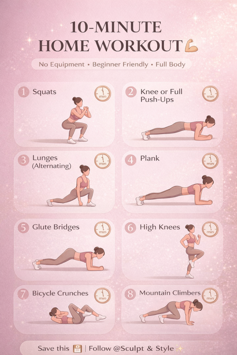 exercice sport maison débutant