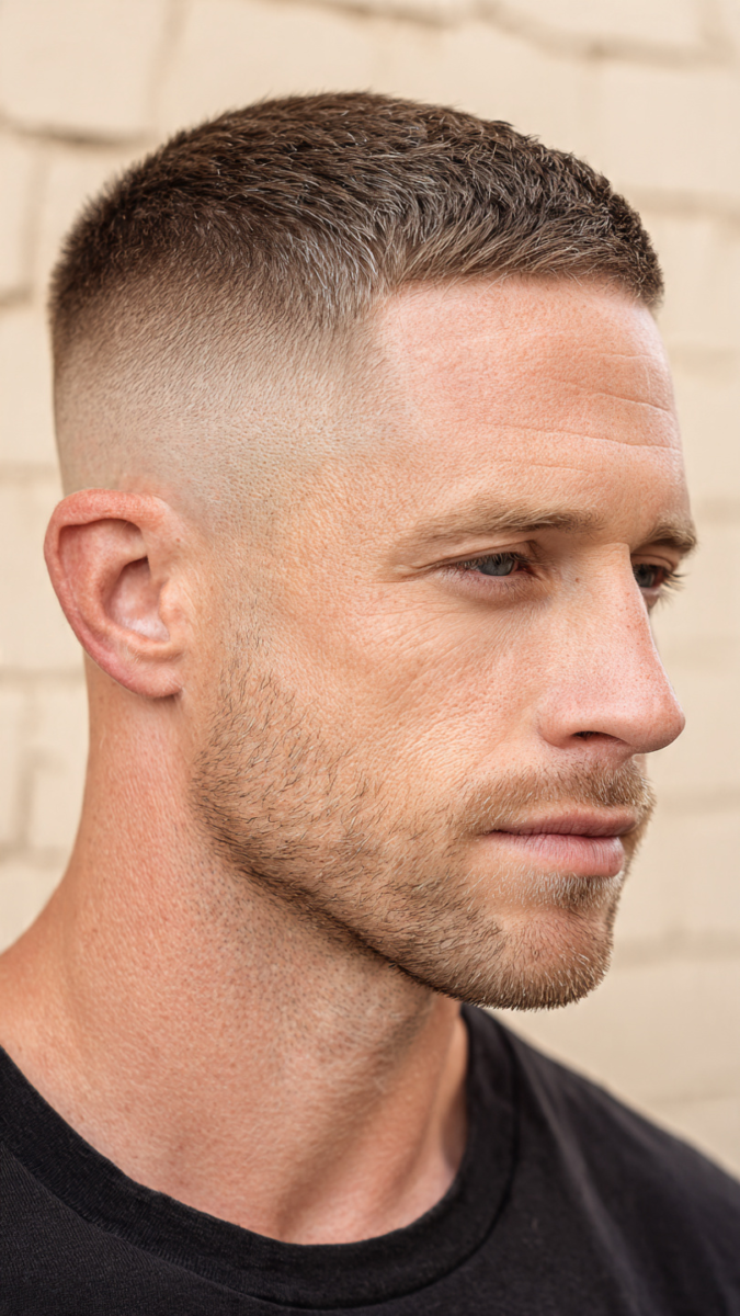 Style court homme moderne
