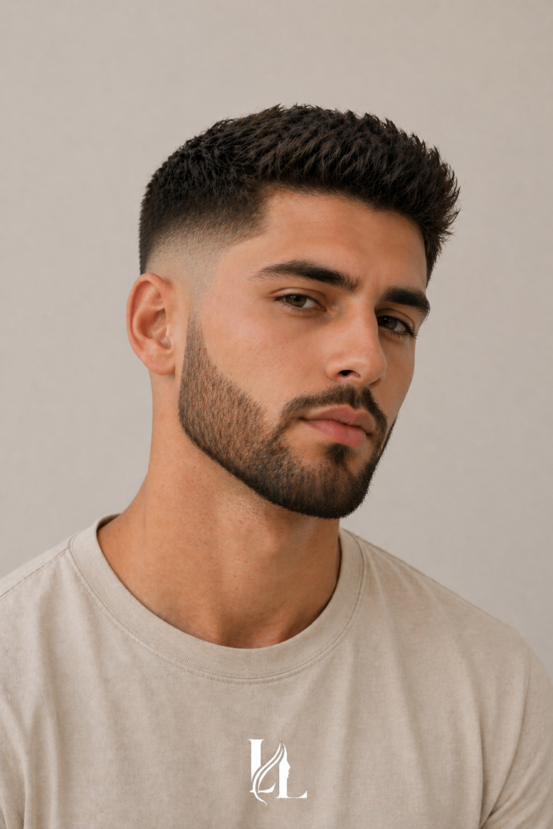 Style court homme moderne