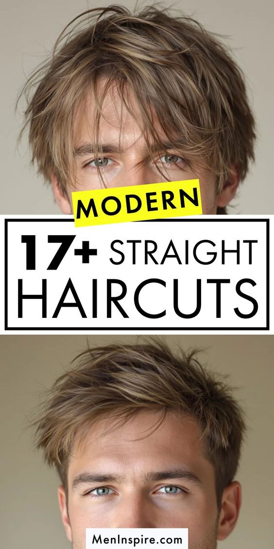 Coupe lisse homme moderne