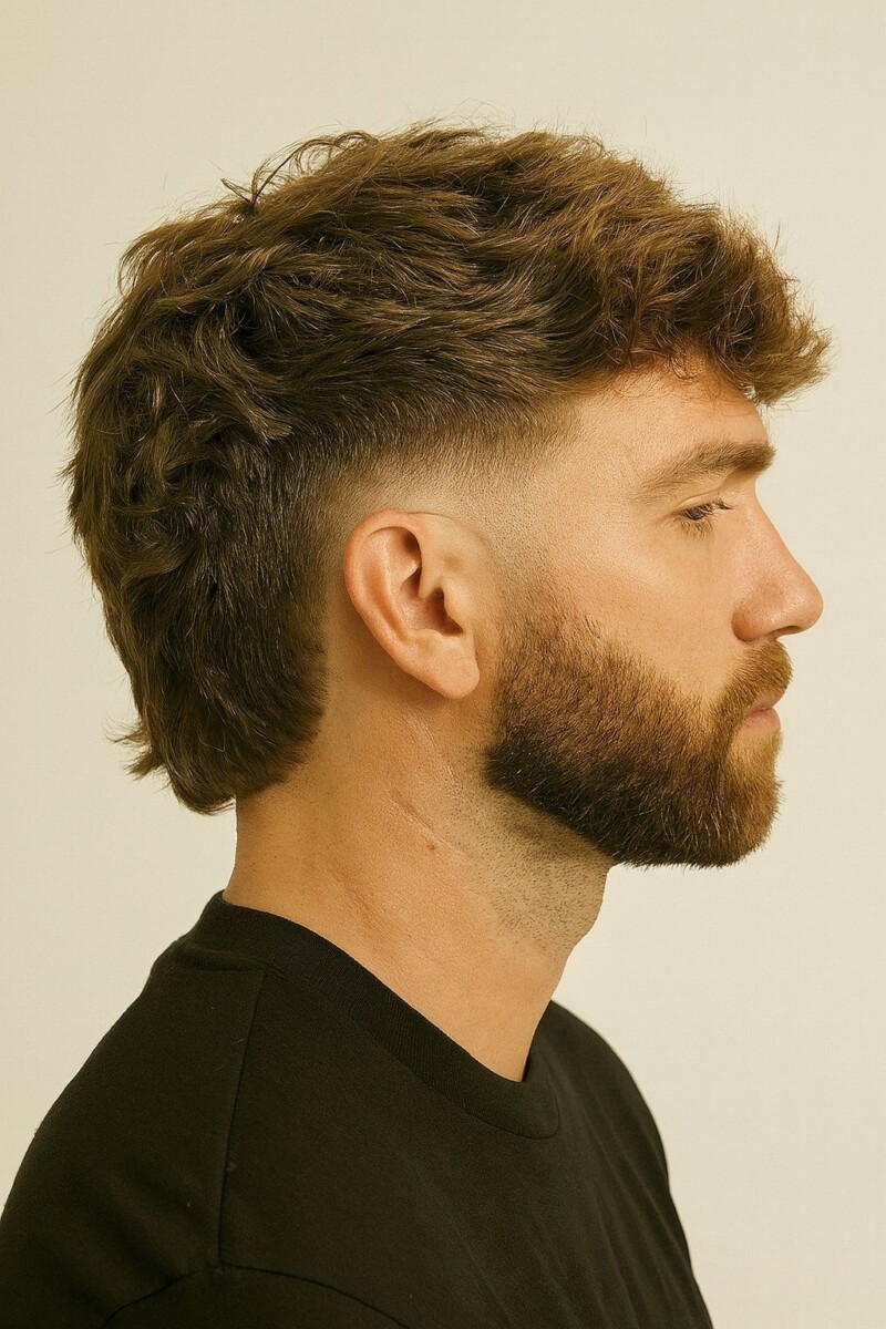 Style coupe mulet moderne
