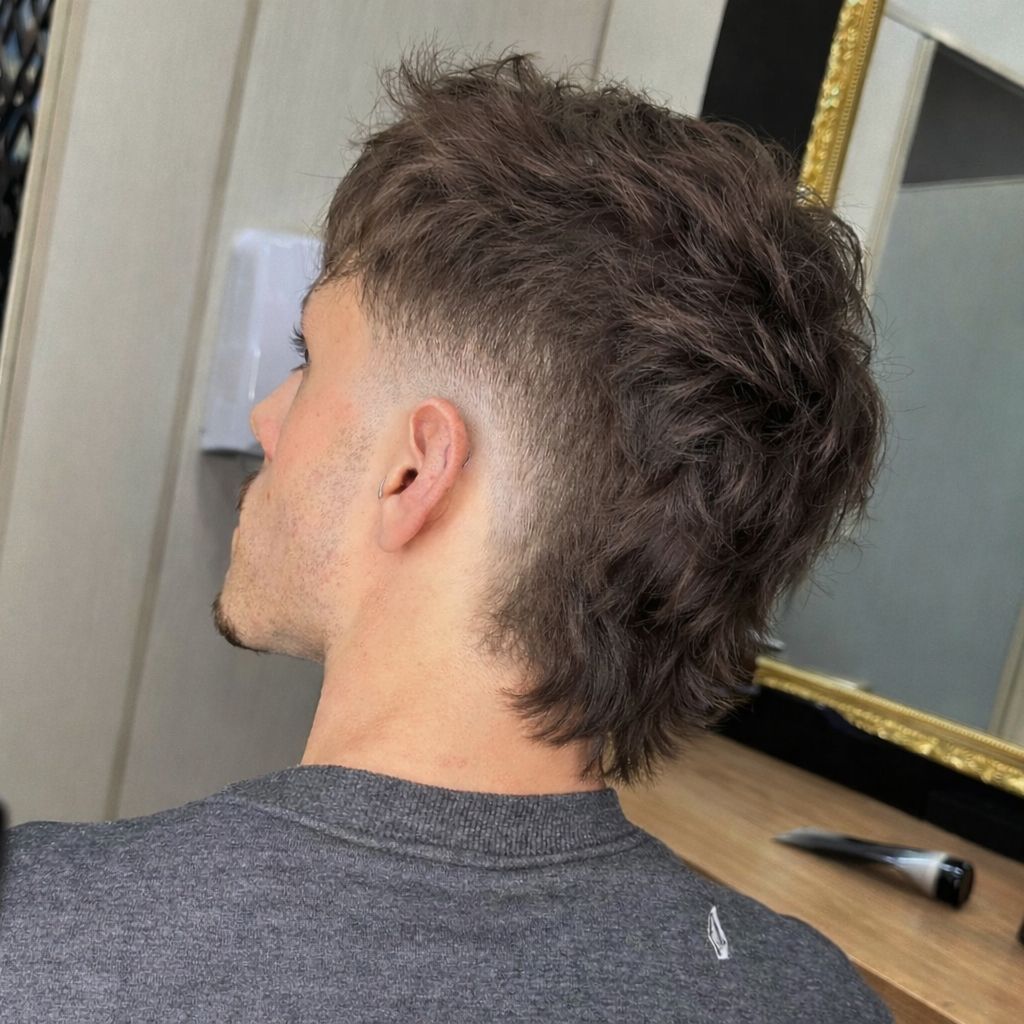 Style coupe mulet moderne