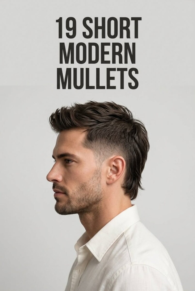Style coupe mulet moderne