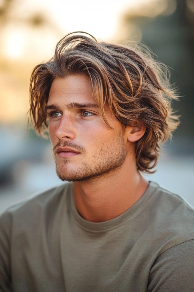 Coupe garçon mi-long tendance