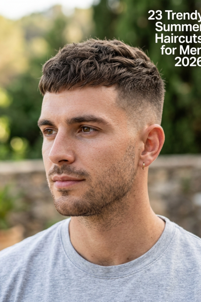 Élégance coupe courte masculine