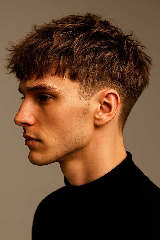Élégance coupe courte masculine