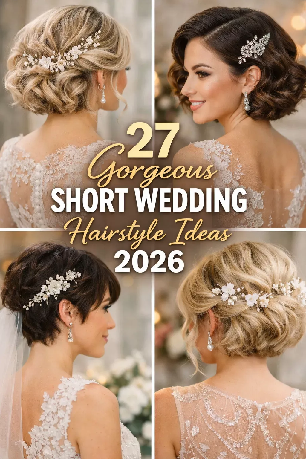coiffures mariage cheveux courts