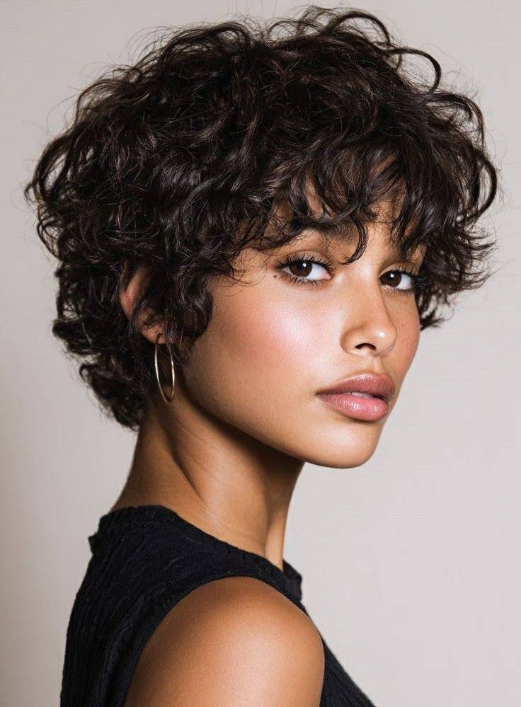 style naturel cheveux bouclés