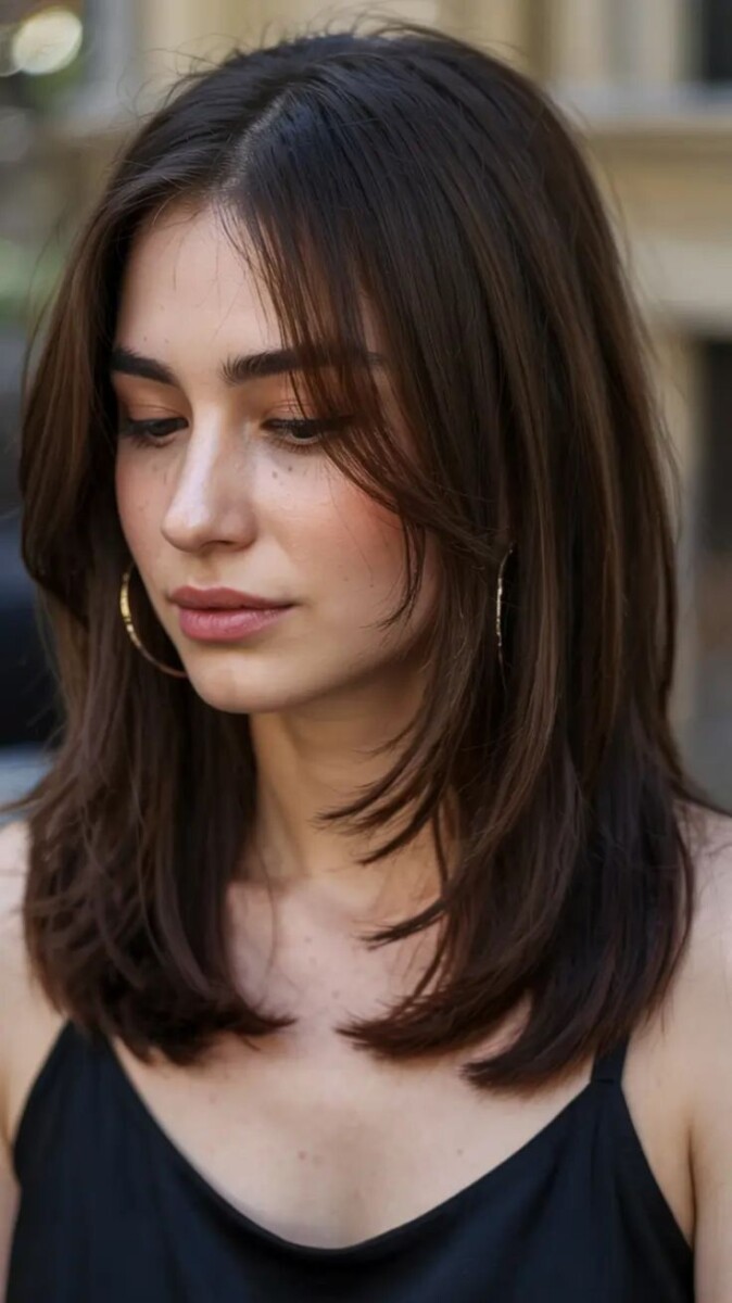 Coiffure cheveux mi long