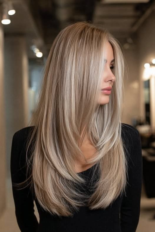 Style intemporel cheveux longs