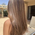 Balayage cheveux châtain naturel