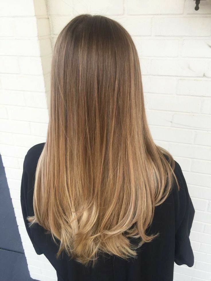 Balayage cheveux châtain naturel