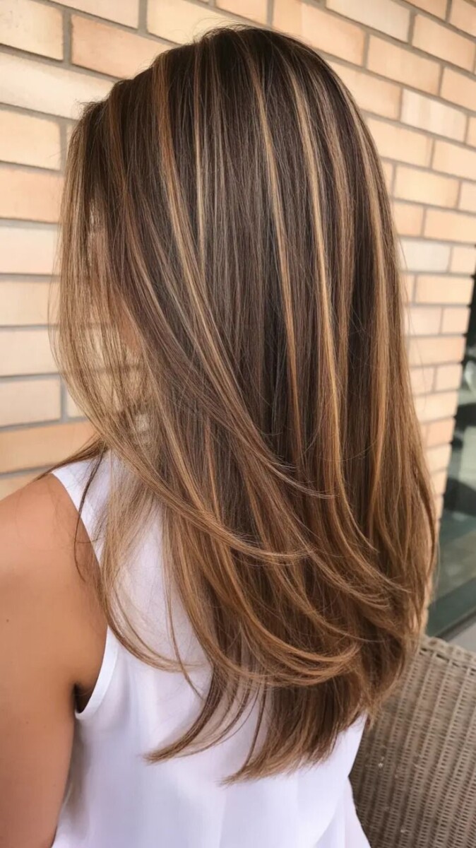 Style balayage châtain clair