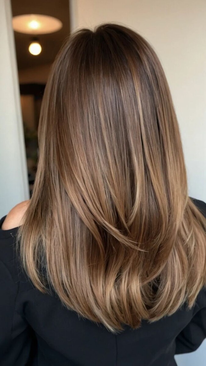 Style balayage châtain clair