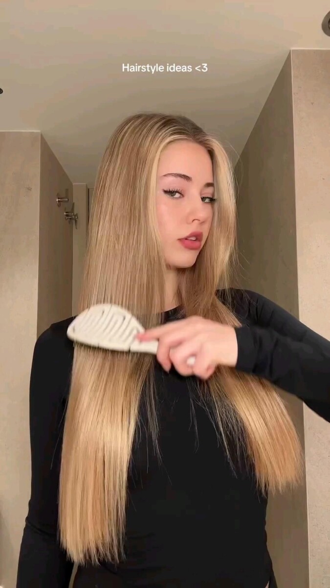 Style chic cheveux longs