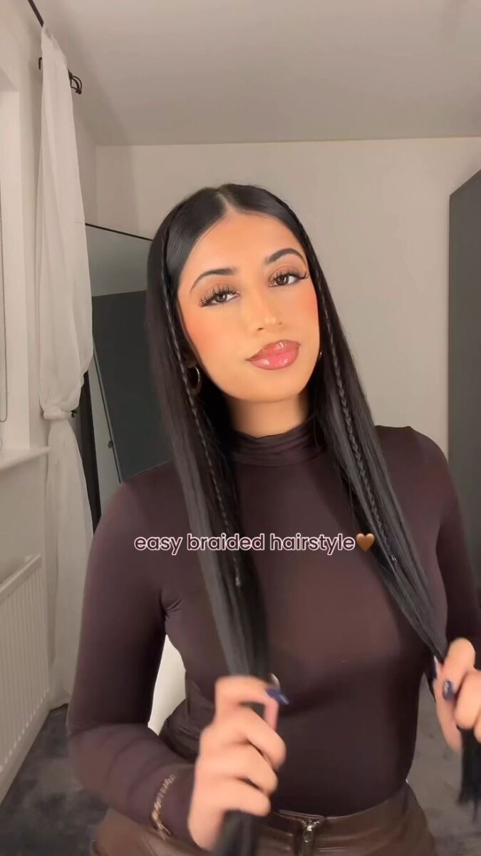 Tendance coiffure lisse moderne