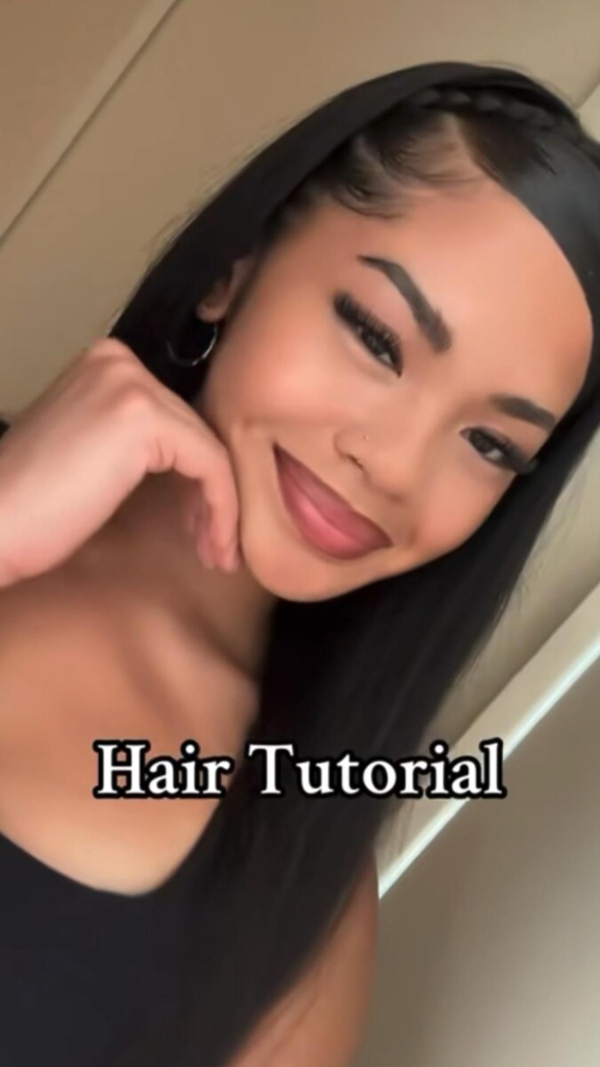Style chic cheveux longs