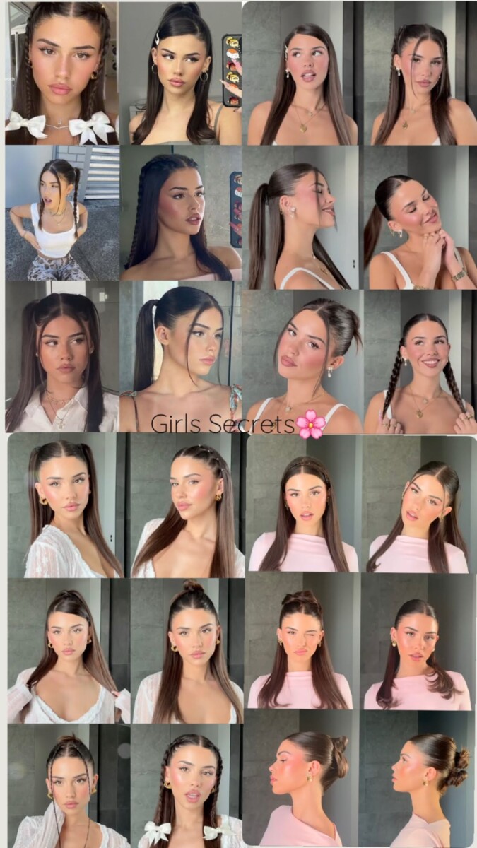 Tendance coiffure lisse moderne