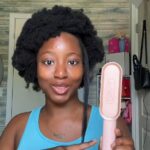 Brosse lissante pour cheveux crépus