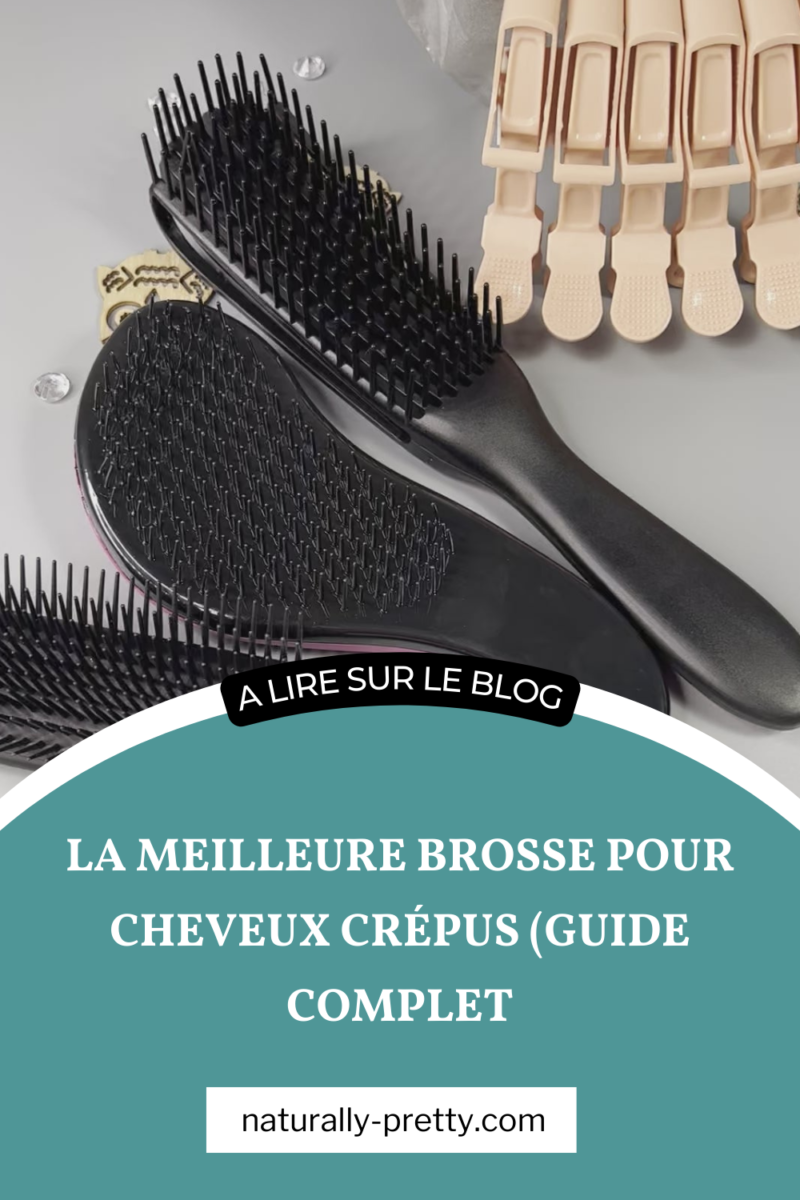 Brosse lissante pour cheveux crépus