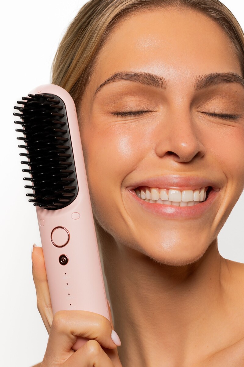 Brosse lissante cheveux crépus