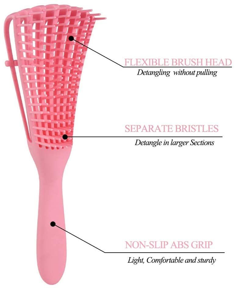 Brosse lissante cheveux crépus