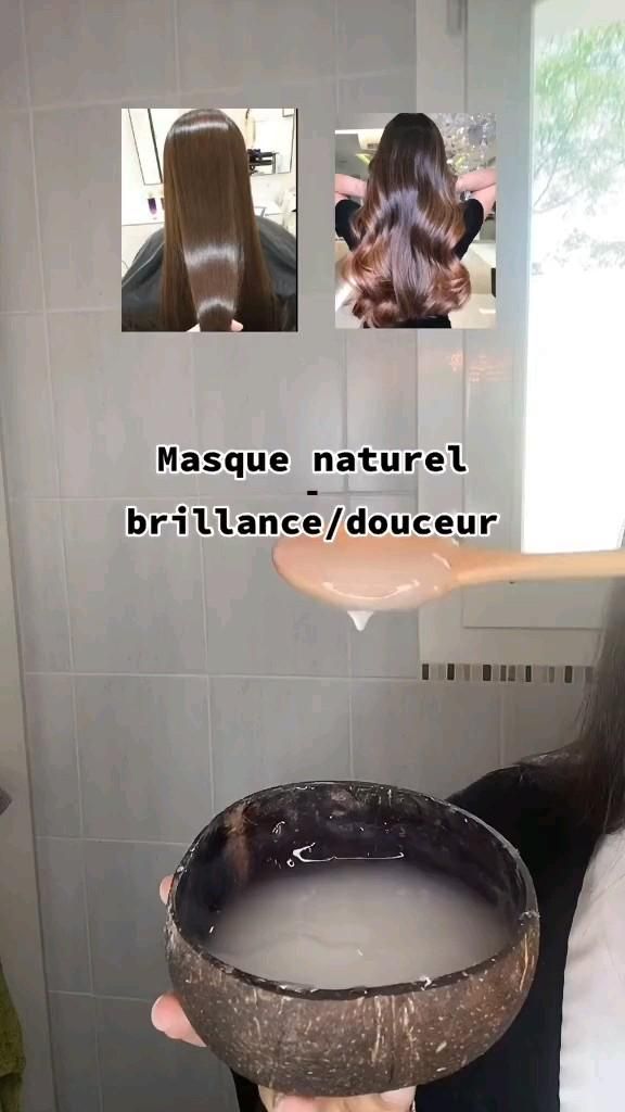 Masque pour cheveux soyeux