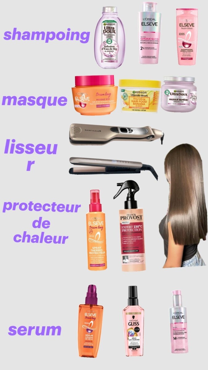 Masque pour cheveux soyeux