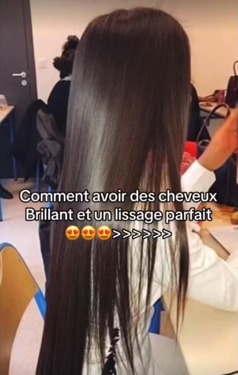 Lissage naturel avec masque