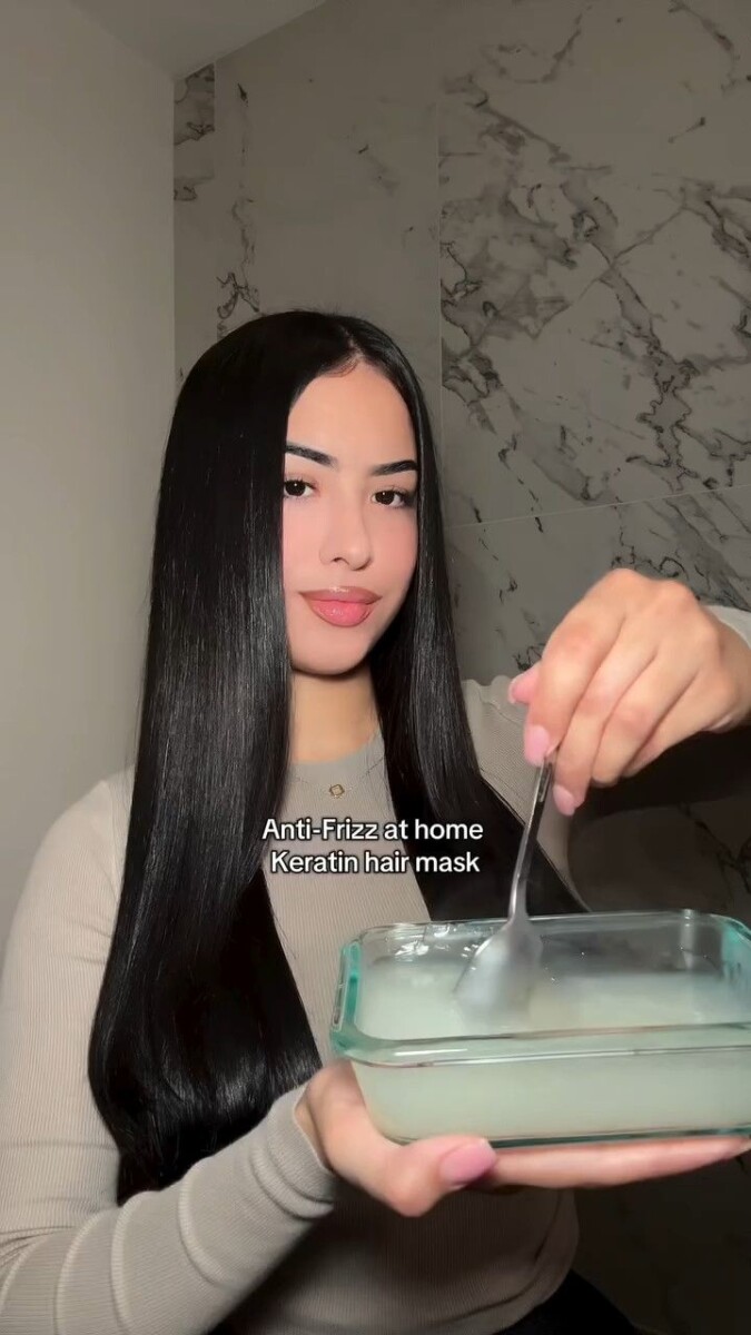 Lissage naturel avec masque