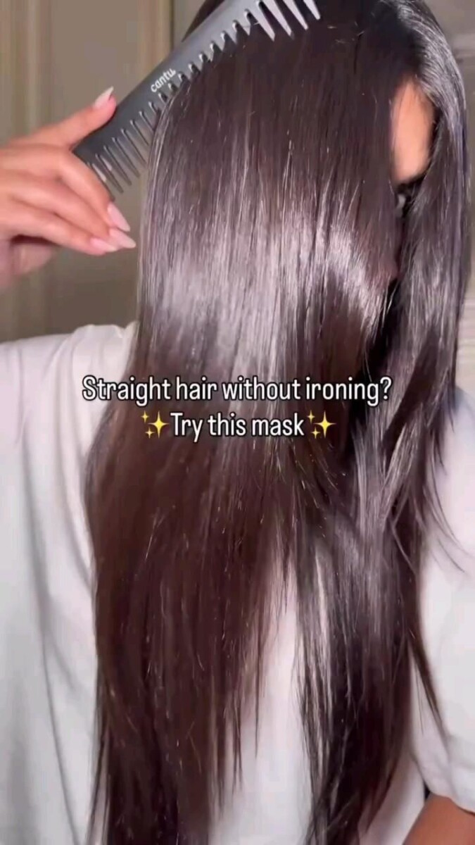 Masque pour cheveux soyeux