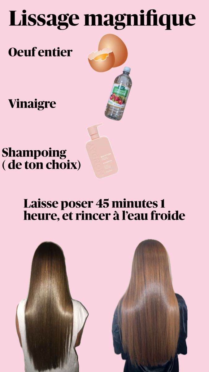Lissage naturel avec masque