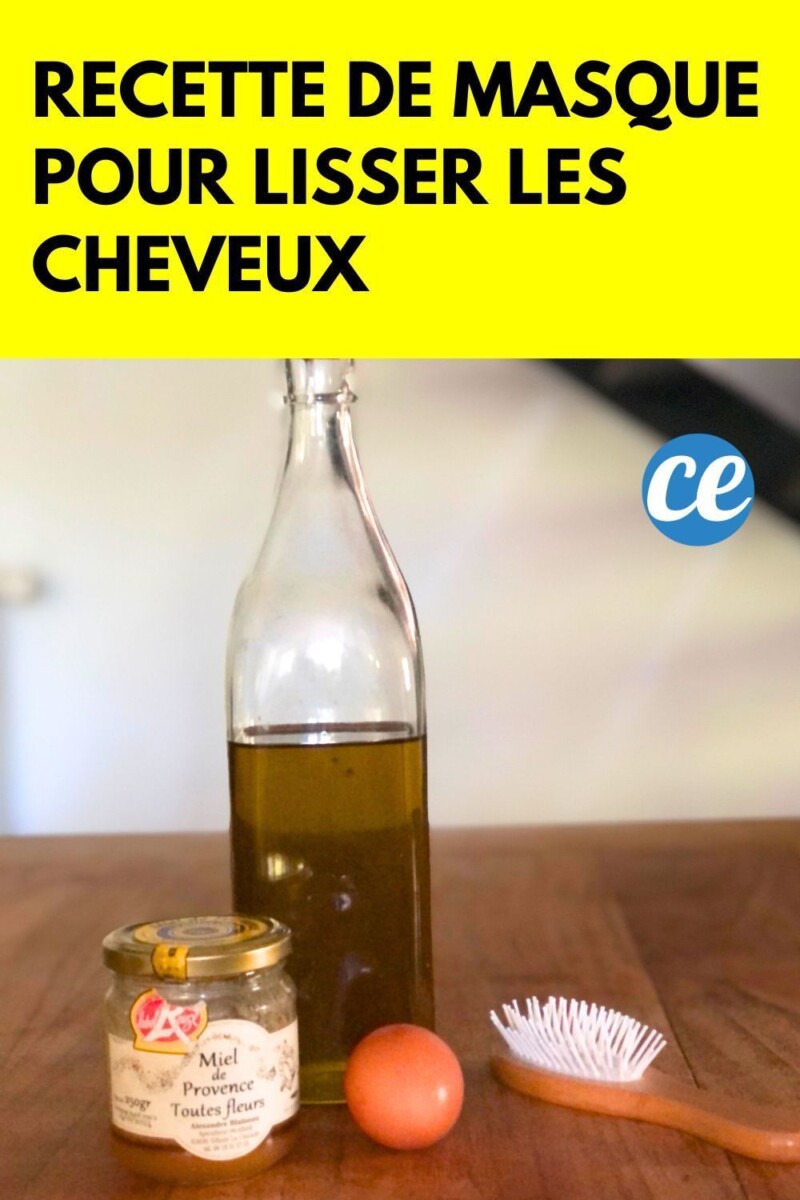 Soin lissant pour cheveux