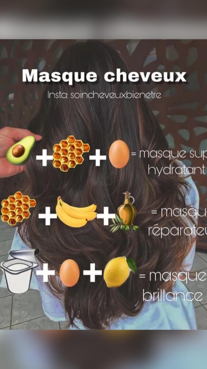 Conseils masque lissage cheveux