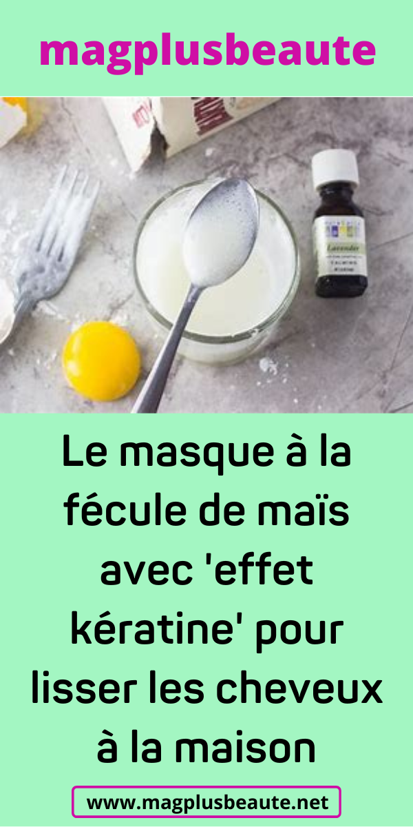Soin lissant pour cheveux