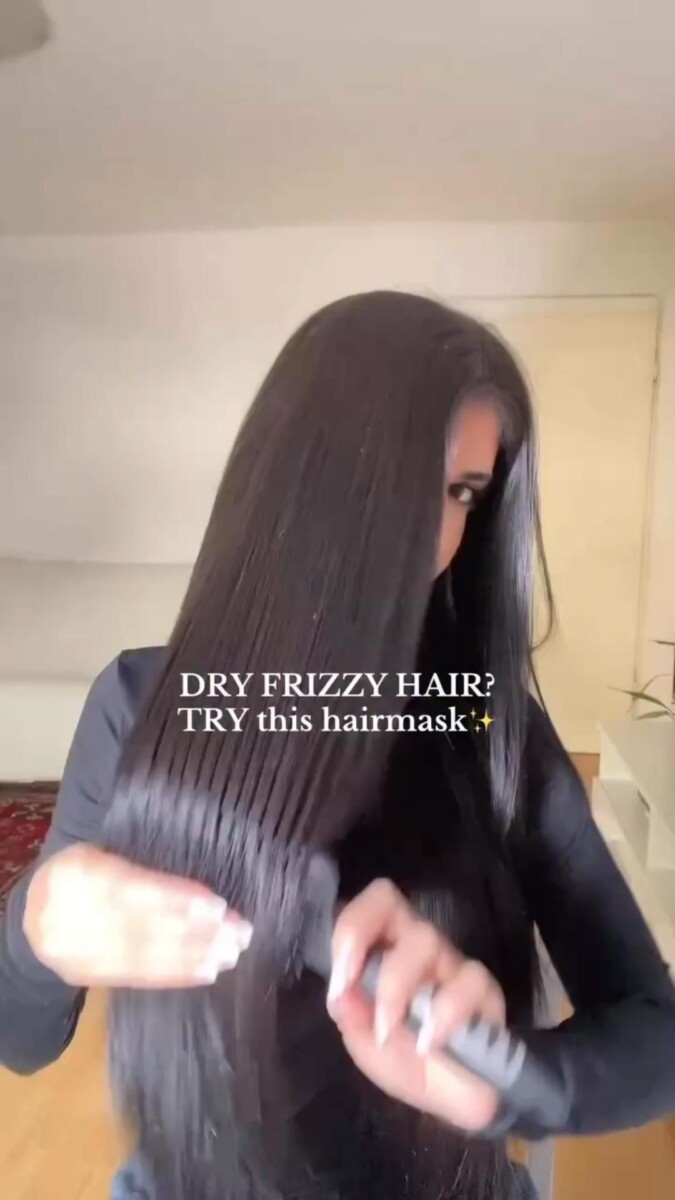 Astuces masque cheveux lisses