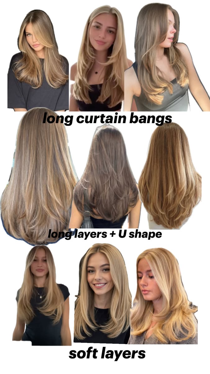 Mid-length sleek hair