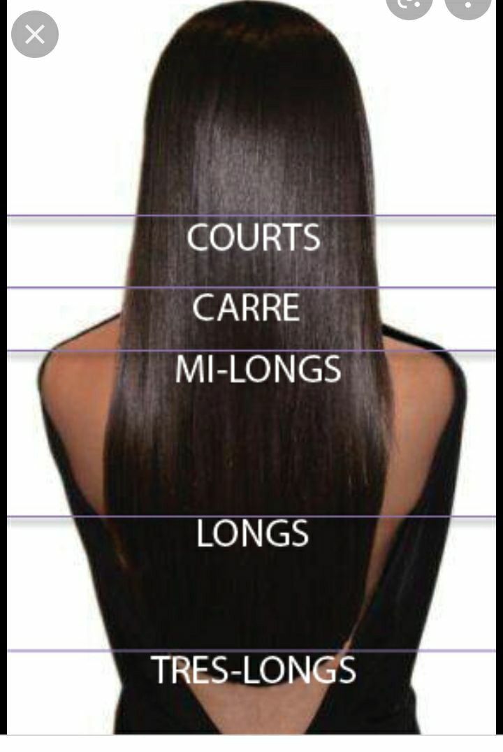 Smooth layered hair look