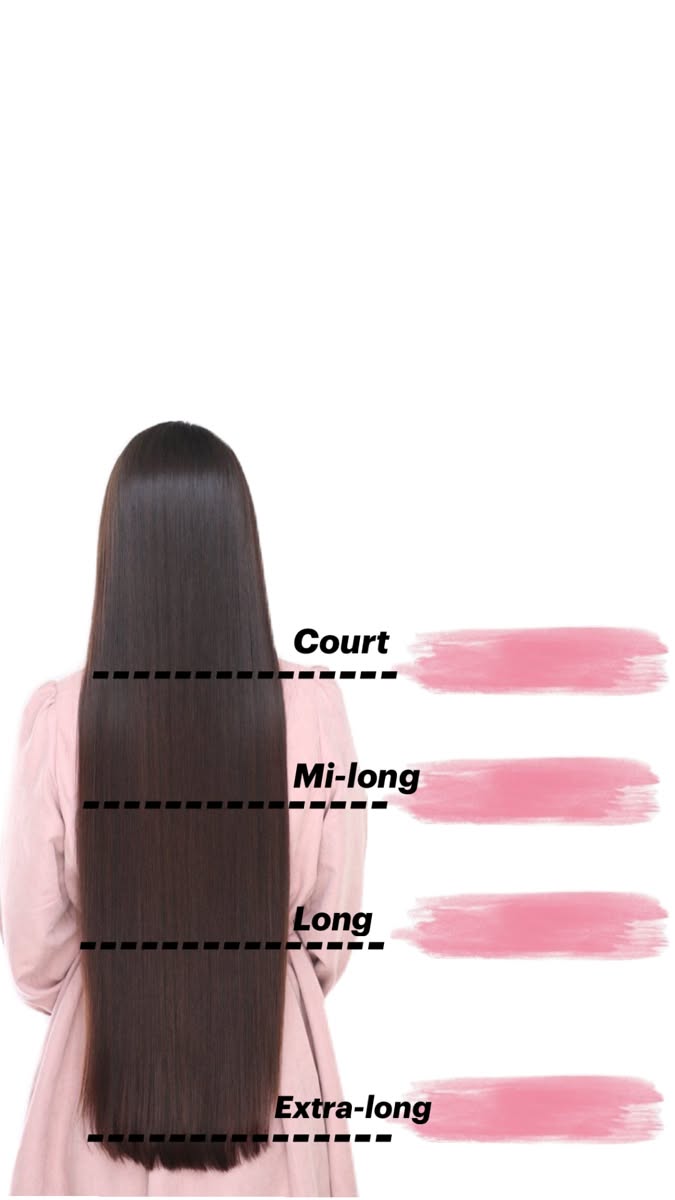 Smooth layered hair look