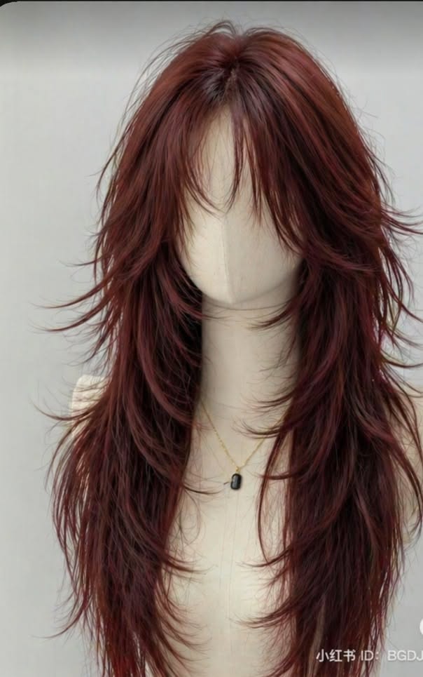 Style moderne wolf cut