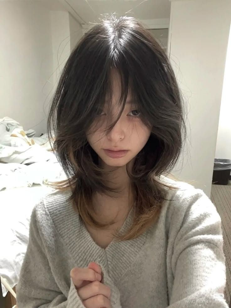 Style moderne wolf cut